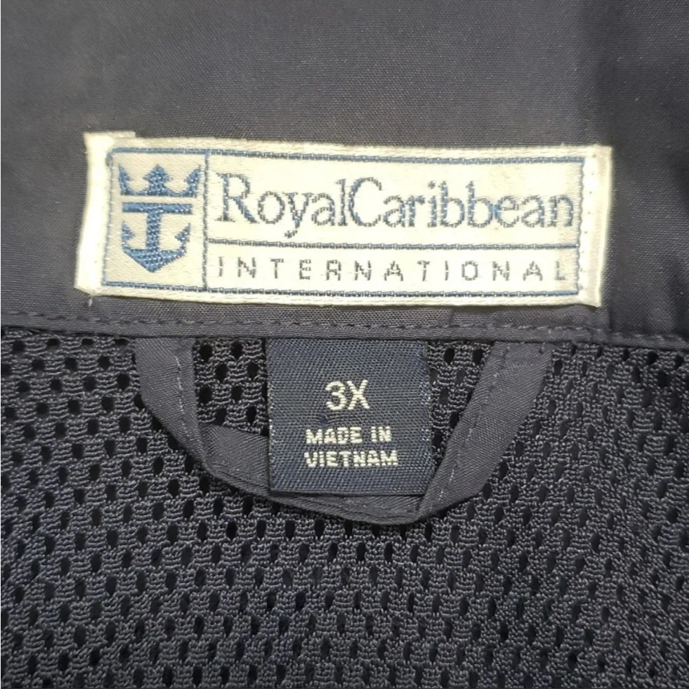Royal Caribbean Windbreaker Jacket size 3X - Picture 6 of 10
